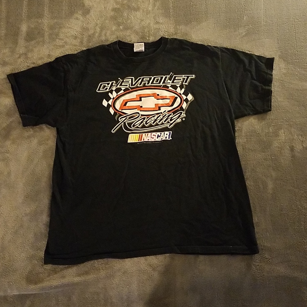 Black Nascar Chevrolet Racing Tshirt